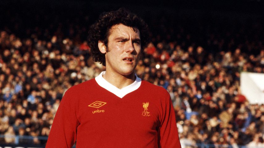 Ray Kennedy bei einem Fußballspiel in London, November 1977