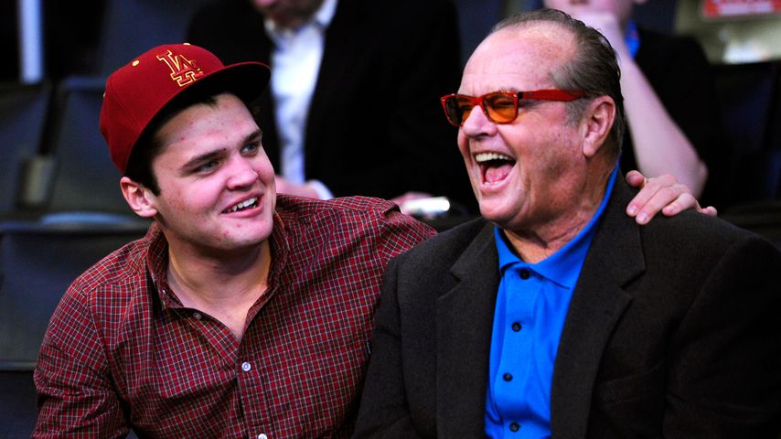 Raymond Nicholson und sein Vater Jack Nicholson