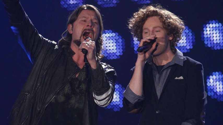 Rea Garvey und Michael Schulte bei "The Voice of Germany" 2012