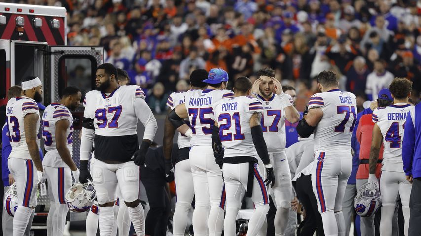 Buffalo Bills-Spieler nach Vorfall von Damar Hamlin