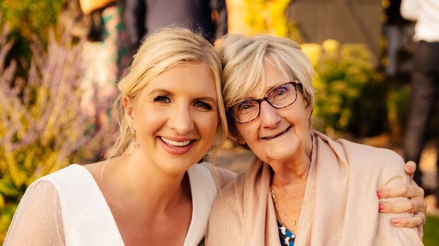 Rebecca Adlington mit ihrer Großmutter Joyce