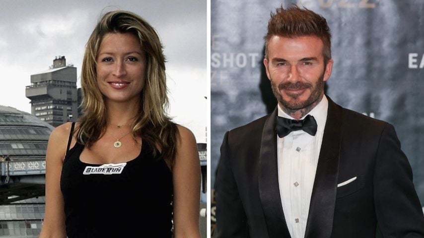Collage: Rebecca Loos und David Beckham