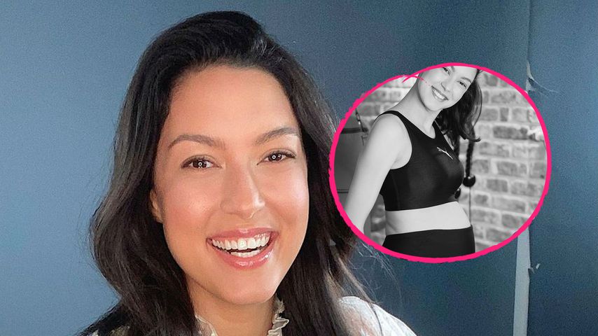 Im hautengen Sportdress: Rebecca Mir zeigt stolz Babybauch!