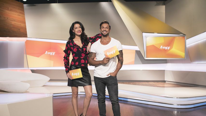 Rebecca Mir und Daniel Aminati bei "taff"