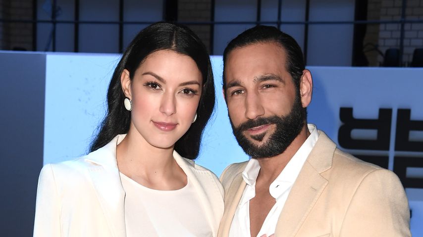 Rebecca Mir und Massimo Sinató, Januar 2018