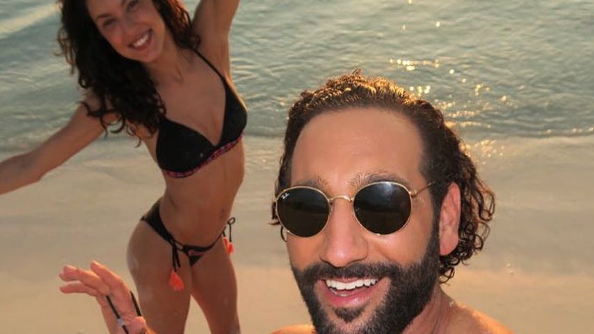 Rebecca Mir und Massimo Sinató im August 2021