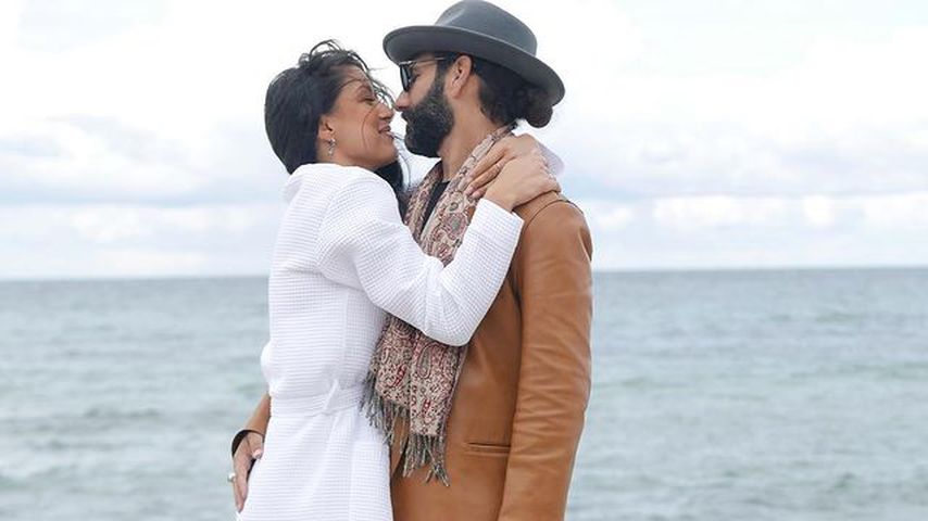 Rebecca Mir und Massimo Sinató im November 2020