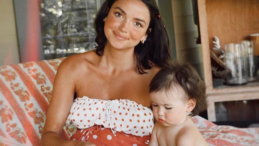 Rebekah Martinez mit ihrer Tochter Ruth im Mai 2020