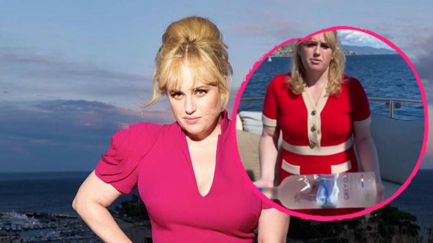 Fitness mal anders: Rebel Wilson trainiert mit Wodkaflasche