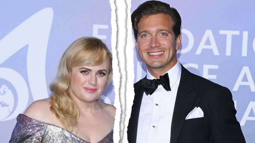Collage: Rebel Wilson und Jacob Busch