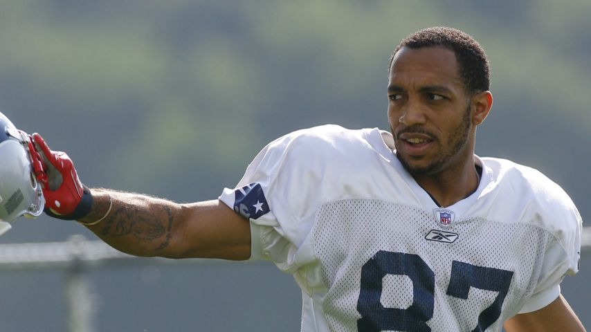 Reche Caldwell im Juli 2007 in Foxboro, Massachusetts