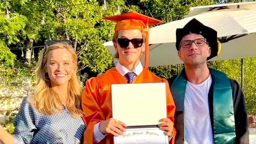 Patchwork-Glück: Reese Witherspoon und Ex Ryan haben Spaß