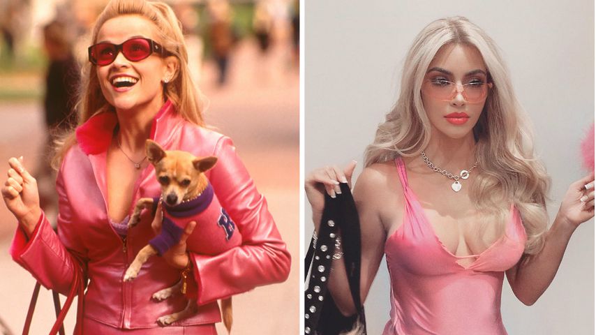 Als "Natürlich blond"-Elle: Kim K. präsentiert ihre Kurven!