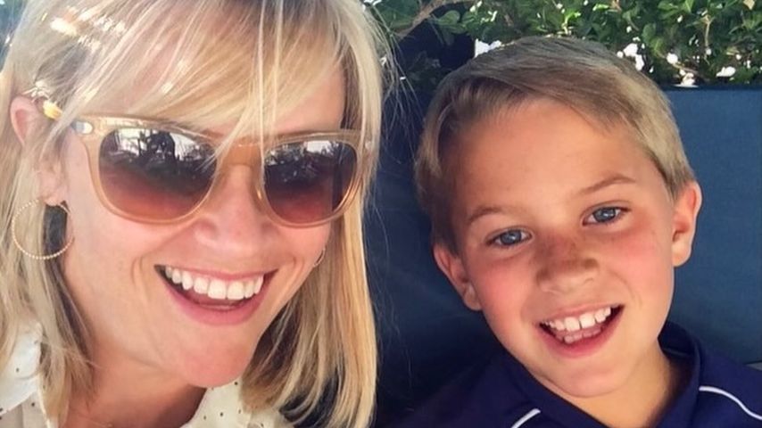 Reese Witherspoon mit ihrem Sohn Deacon
