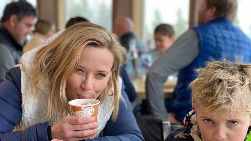 Reese Witherspoon und Deacon Phillippe im Skiurlaub im Januar 2020