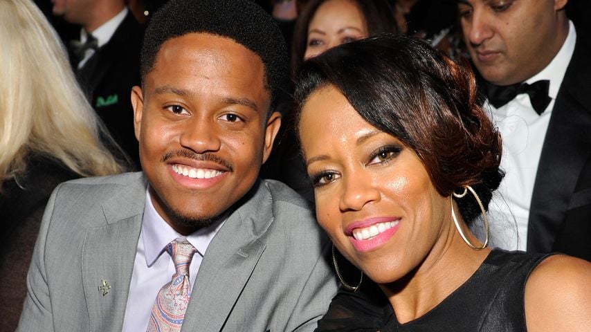 Regina King und ihr Sohn Ian Alexander Jr. im Jahr 2014