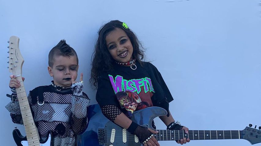 Reign Disick und North West an Halloween 2020