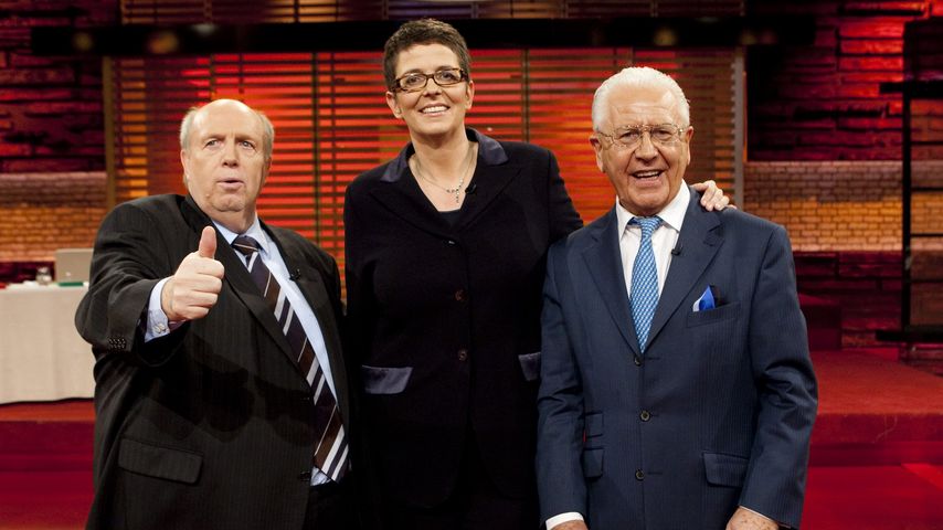 Reiner Calmund, Katja Burghardt und Heinz Horrmann bei "Die Kocharena"