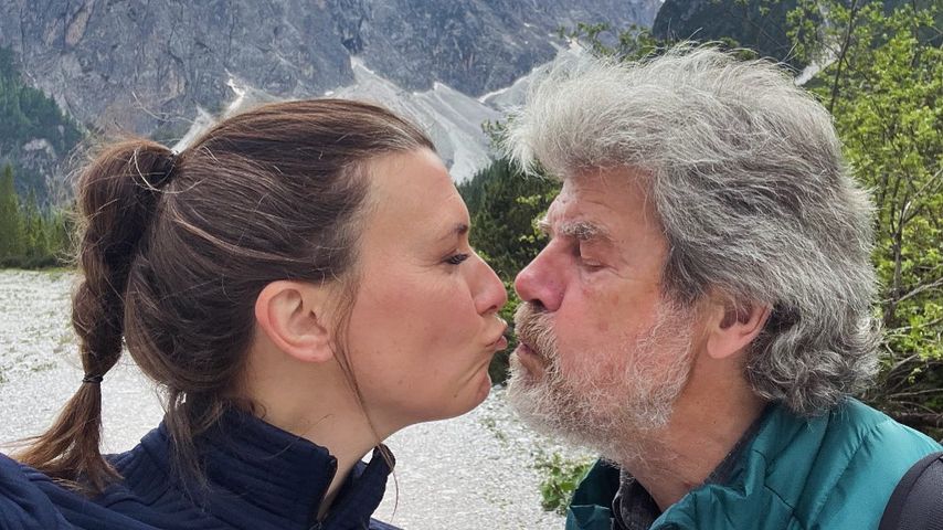 Reinhold Messner und seine Frau Diane im August 2024