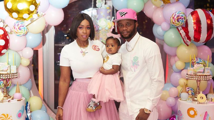 Remy Ma und Papoose mit ihrer Tochter