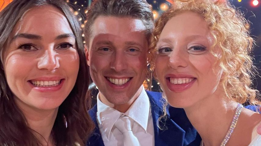 Renata Lusin, ihr Mann Valentin und dessen Tanzpartnerin Anna Ermakova