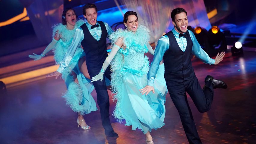 Renata Lusin, Moritz Hans, Christina Luft und Luca Hänni bei "Let's Dance"