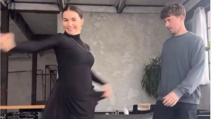 Renata Lusin startet siebten Schwangerschaftsmonat tanzend