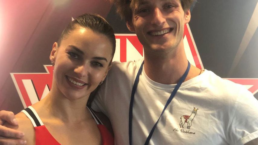 Beim Klettern mit Moritz: Renata Lusin hatte einen Unfall