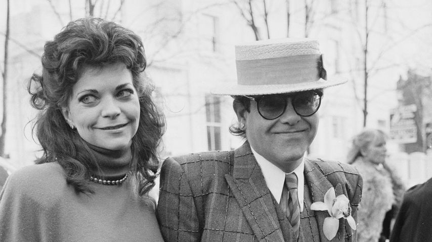 Renate Blauel und Elton John