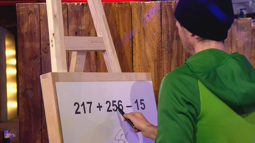 René Carl bei der "Big Brother"-Challenge