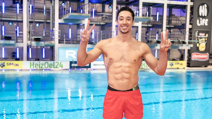 René Casselly beim "RTL Turmspringen"