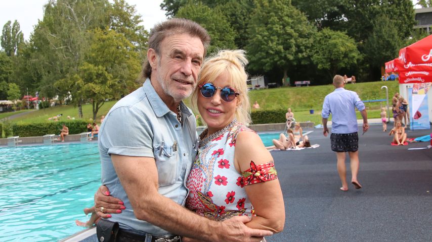 René und Maria Weller beim Dirndlflug-World Cup in Nürnberg
