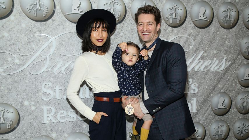 Renee Puente und Matthew Morrison mit ihrem Sohn Revel