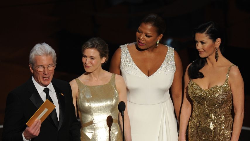 Richard Gere, Renee Zellweger, Queen Latifah und Catherine Zeta-Jones bei der Oscar-Verleihung 2013