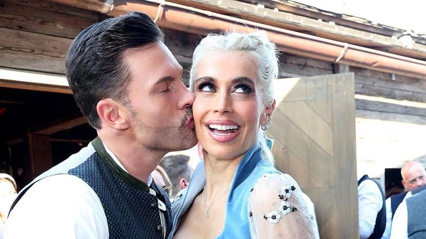 Reto Hanselmann und Verena Kerth auf dem Oktoberfest 2024 in München