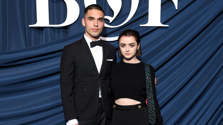 Reuben Selby und Maisie Williams, 2020