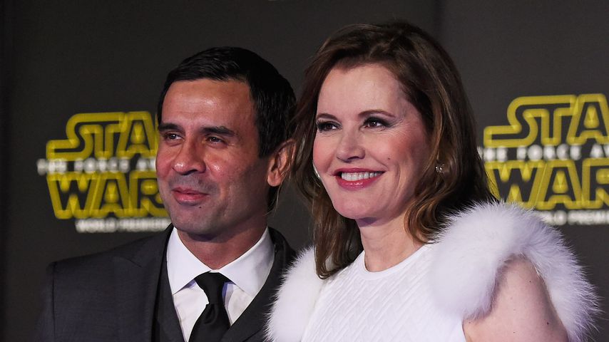 Reza Jarrahy und Geena Davis 2015