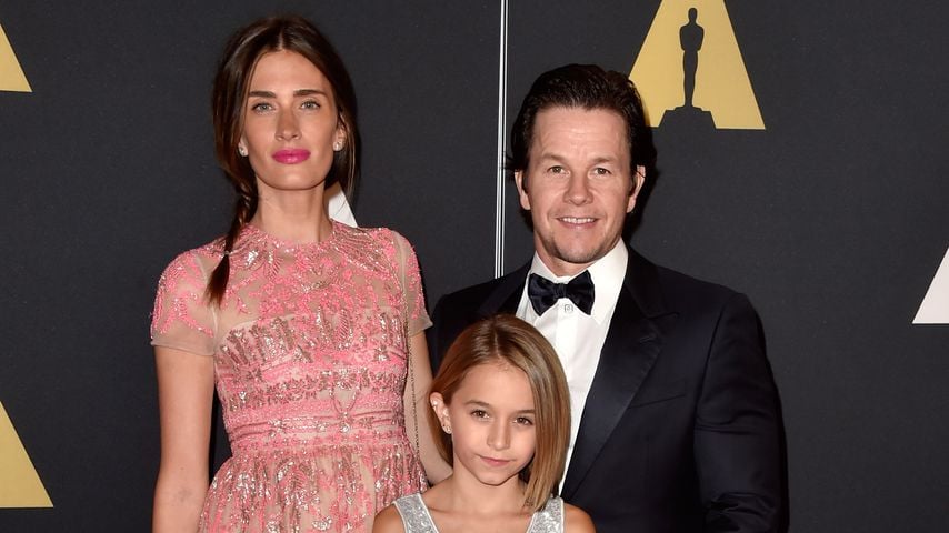 Rhea Durham, Mark Wahlberg und ihre Tochter Ella Rae im November 2014