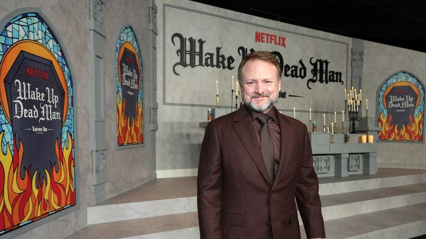 Rian Johnson bei der Premiere von Netflix' "Wake Up Dead Man: A Knives Out Mystery" in Los Angeles