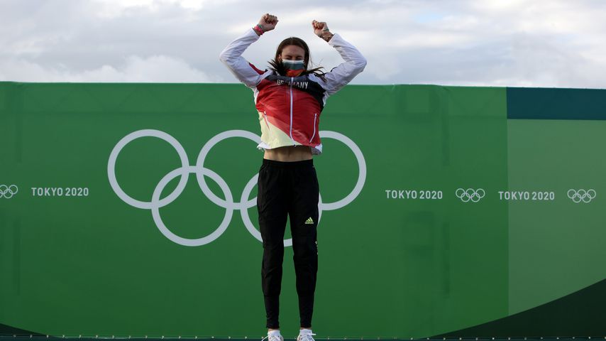 Ricarda Funk, Goldmedaillen-Gewinnerin bei den Olympischen Spielen 2020