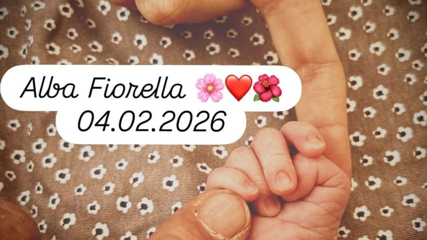 Riccardo Angelini kündigt die Geburt seiner Tochter an im Februar 2026