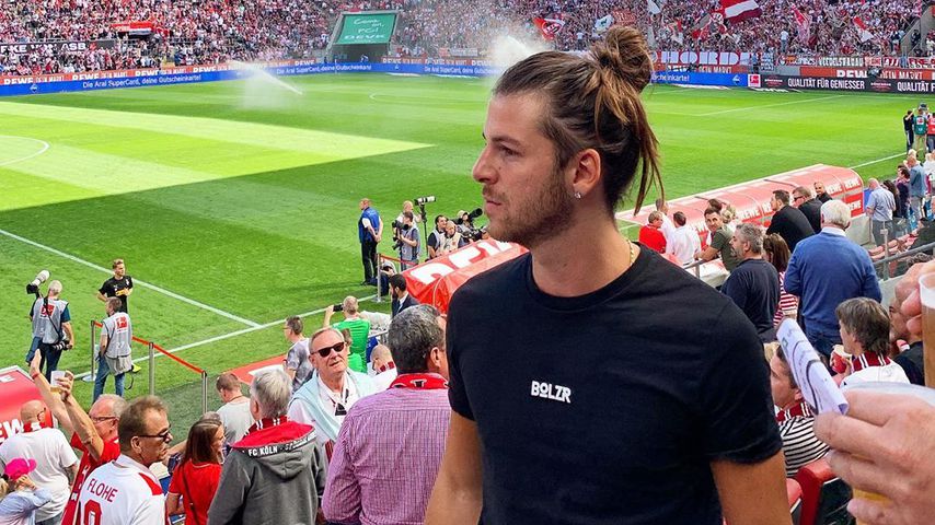 Riccardo Basile im Fußballstadion, 2019