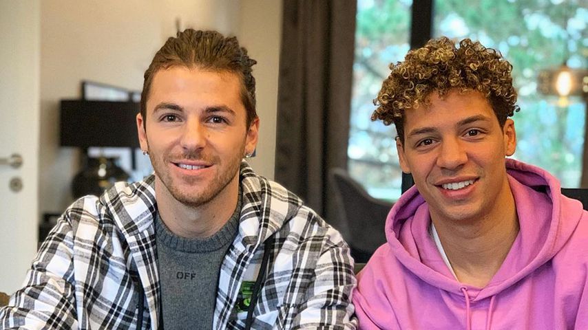 Riccardo Basile mit einem Kollegen