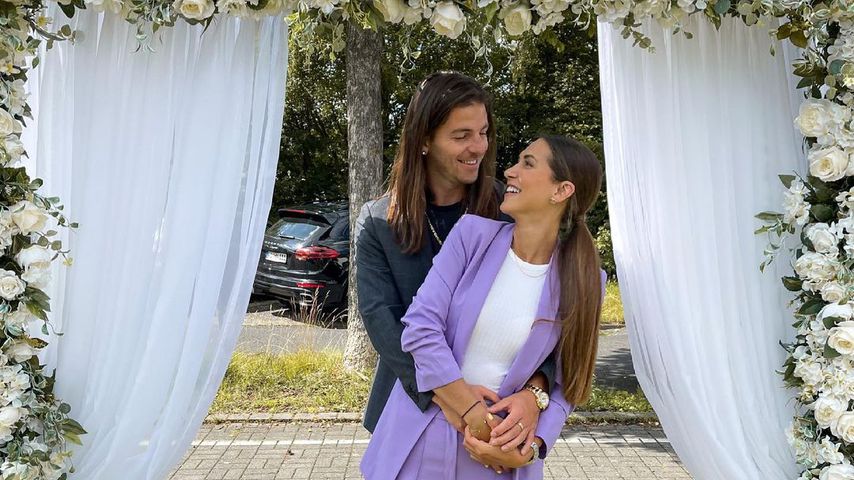Riccardo Basile und Clea-Lacy Juhn, Juli 2021