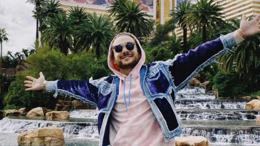 Wieder gesund: Riccardo Simonetti mit Freund in Las Vegas