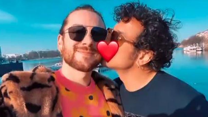 Riccardo Simonetti und sein Freund feiern ihr Zweijähriges!