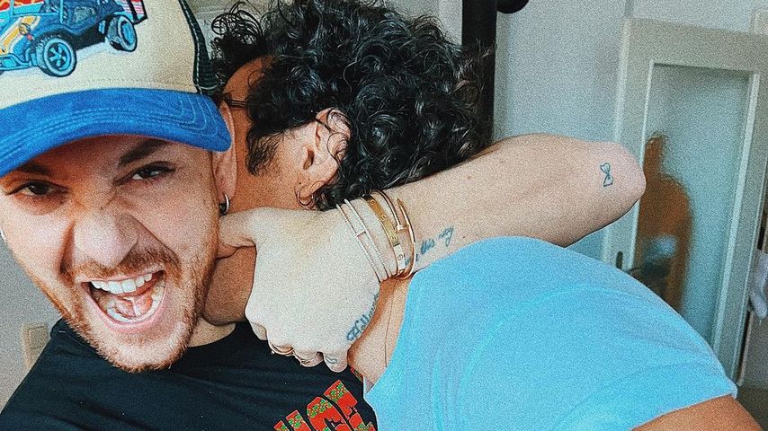 Riccardo Simonetti und sein Partner Steven, Weihnachten 2022
