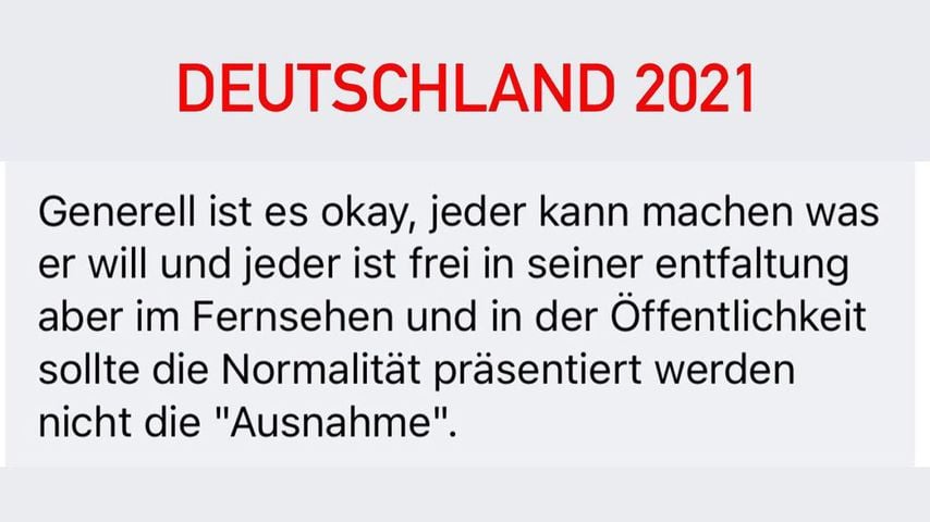 Riccardo Simonettis Screenshot einer homophoben Äußerung