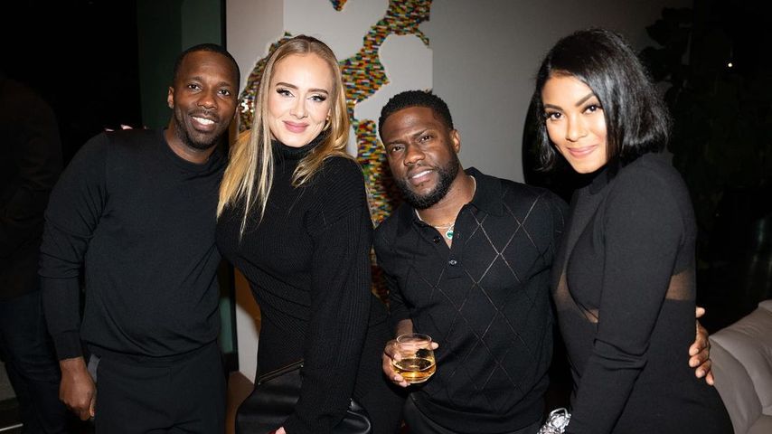 Rich Paul, Adele, Kevin und Eniko Hart im Oktober 2022