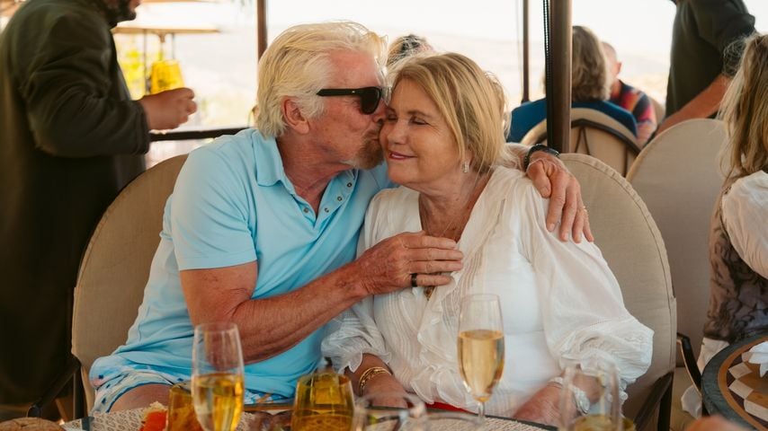 Richard Branson und seine Frau Joan